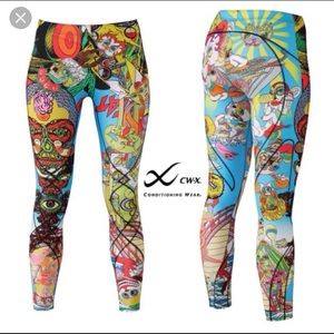 NWOT CW-X StabilyX tights XS Keiichi Tanaami